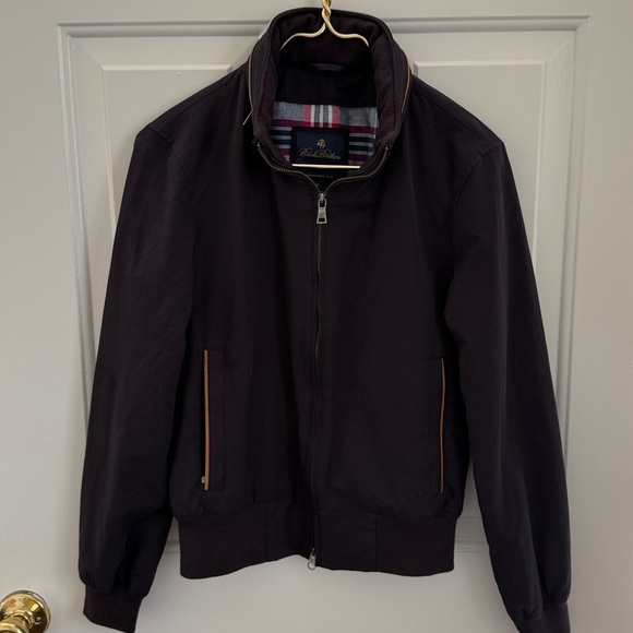 Brooks Brothers Other - Brooks Brothers Navy Blue Racer Utility Jacket Stowaway Hood - Golf - Size XS